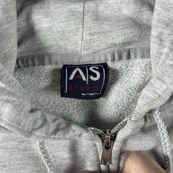 Vintage University Of Michigan Wolverines Full Zip Hoodie Men’s XXL Logo USA 90s - Picture 6 of 9